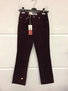 Mavi Damen Cordhose Modell 174 Low-Rise, Boot Cut Zip Fly weinrot W27 L32 - Bild 1 von 5