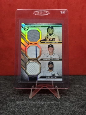 2024 Topps Triple Threads Relic - Torkelson / Greene / Cabrera #RCC-CTG /36 - Image 1 of 2