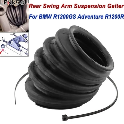 For BMW HP2 R1200GS R1200RT R NineT Rear Swing Arm Suspension Rubber Boot Gaiter Foto 1 de 4