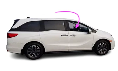 Fits: 2014-2017 Honda Odyssey Mini Van Passenger Right Front Door Window Glass - Image 1 of 4
