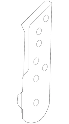 Genuine GM Evaporator Core Seal 25952926 - Image 1 of 3