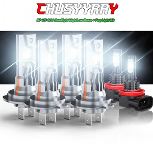 Kit de faros LED altos/bajos + bombillas antiniebla para KIA OPTIMA-6x 2014 2015 - Imagen 1 de 15
