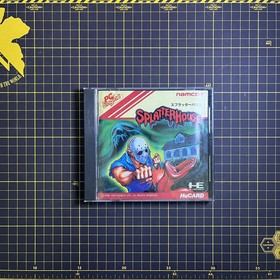 Splatterhouse PC Engine HUCARD Japan Import Complete W/Manual Case RARE