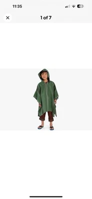 Disney Store Encanto Bruno Costume Green Hooded Poncho & Brown Pants size 9/10  - Image 1 of 2