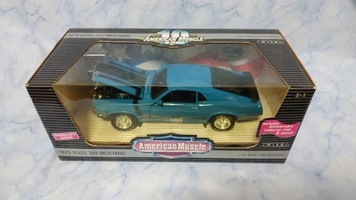 Modellino auto ERTL 1/18 Boss 302 Mustang 1970 American Muscle Diecast Metal - Immagine 1 di 4