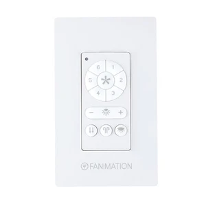 Fanimation Ceiling Fan Wall Control, DC Motor Fan/Downlight, White - TW406 - Picture 1 of 1