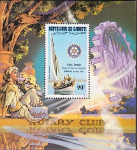 W DJIBOUTI C182a SERVICE CLUB ROTARY - Picture 1 of 1