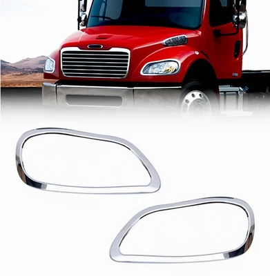 Freightliner M2 M-2 100 106 112 Headlight Bezels 2002-2018 Pair Left & Right Set - Image 1 of 3