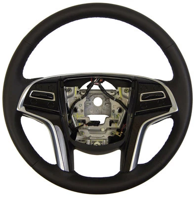 2014-15 Cadillac SRX Steering Wheel Black Leather New OEM 23484088 23357784 - Image 1 of 4