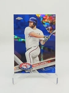 2017 Topps Chrome Sapphire Mike Napoli Texas Rangers Card #681 - Picture 1 of 2