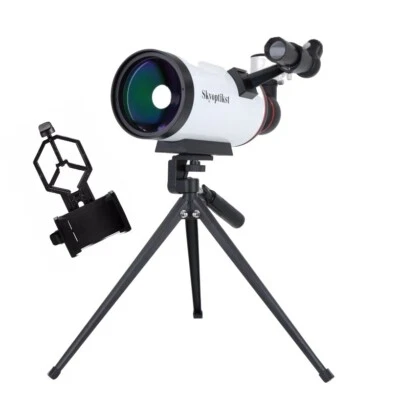 Skyoptikst 80mm caliber 900mm Maksutov-Cassegrain telescope with Phone holder - Image 1 of 4