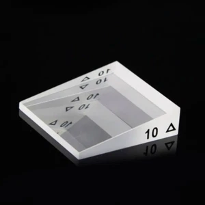 Prism 10 Degree 40mm Wedge Optical Glass Block Right-Angle Physics Teaching Tool - Picture 1 of 24
