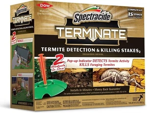 Spectracide Terminate Termite Detection & Killing Stakes, Foraging, 15 counts. - Picture 1 of 15