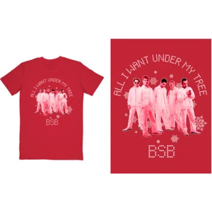 Backstreet Boys Unisex T-Shirt: All I Want Xmas - Picture 1 of 3