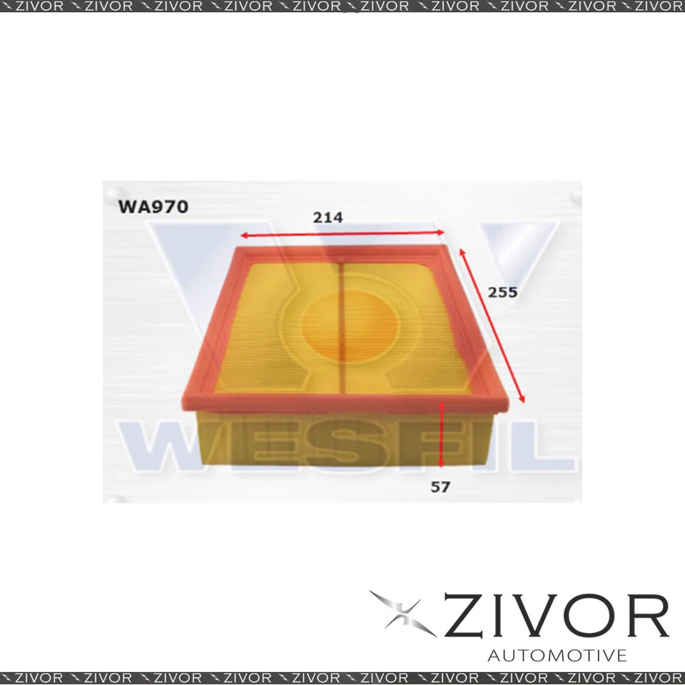 Wesfil Air Filter For Volkswagen Passat 1.8L 03/98-06/00 - WA970 *By Zivor* - image 1 of 1