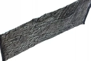 3D AQUARIUM BACKGROUND FOR FISH TANK BACK WALL DECORATION THIN GREY ROCK  RESIN - Picture 1 of 21