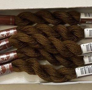 DMC Wool Embroidery Floss Medicis Medium Brown 8323 27.3yd Skein Box Of 5 - Picture 1 of 5