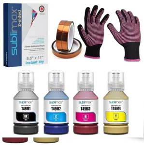 Recharge d'encre sublimation T49M pour imprimante F170 F570 F530 F500 F550 - Photo 1/4