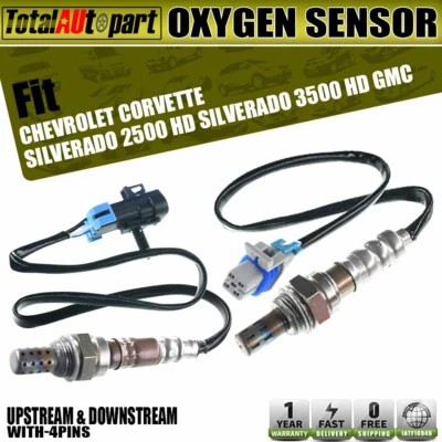 2 датчика кислорода для GMC Sierra 2500 3500 HD 2011-2015 Chevrolet Corvette 08-13 - Изображение 1 из 4