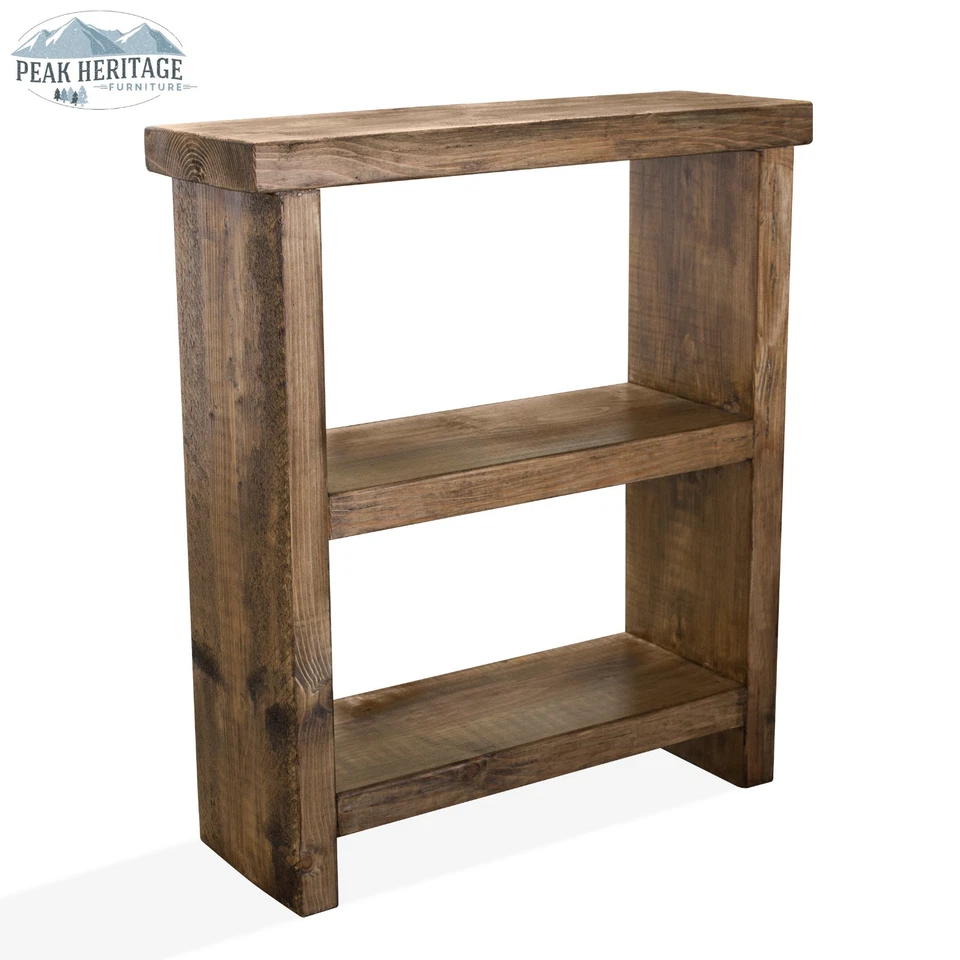 Peak Heritage Furniture - Royal Oak Collection - Chunky Rustic Bookcase - Image 1 of 1