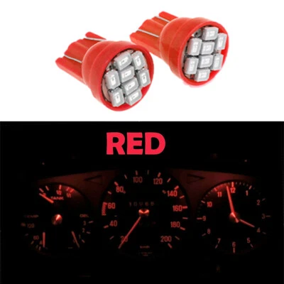 Gauge Cluster LED Dashboard Bulbs Kit Red For Mercedes Benz 77-85 W123 Chassis — 第 1/4 张图片