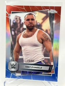 Tony D'ANGELO NXT 2025 WWE Topps Chrome RED WHITE AND BLUE /85 - Picture 1 of 1