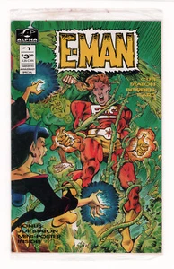 E-Man #1, JOE STATON, NICOLA CUTI, EN BOLSA con PÓSTER, Alpha Prod. Casi nuevo 1993 - Imagen 1 de 5