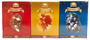 CANADA TRUE 3 Bundle Tea(Maple,Blueberry,Icewine) 3x10 Tea Bags 60g - Picture 1 of 8