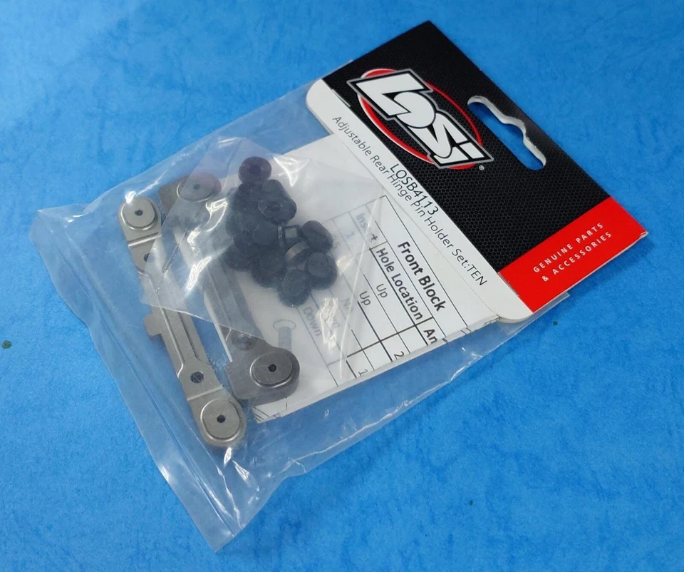 (Losi LOSB4113) Ten Adjustable Hinge Pin Holder Set Rear - Image 1 of 1