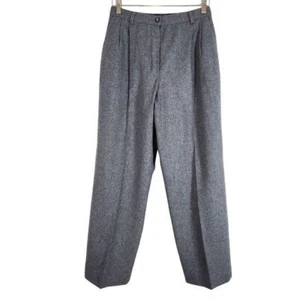 Vintage Pendleton Womens Wool Straight leg Trouser Pants Gray Size 10 - Picture 1 of 7