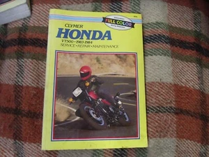 ⭐CLYMER HONDA VT500 VT 500 FT C ASCOT SHADOW SERVICE REPAIR MANUAL 1983-1984⭐ - Picture 1 of 4