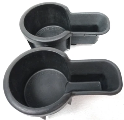 Pair 2000 2004 Nissan Xterra Frontier Cup Holder Insert Rubber 2003 2002 2001 W5 - Image 1 of 4