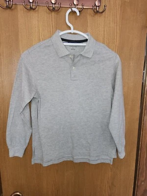 Uniforme escolar Lands End polo masculino manga longa média 10/12 - Imagem 1 de 4