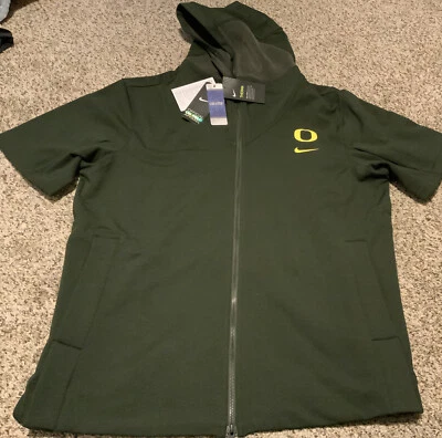 Moletom com capuz Nike Oregon Ducks Sideline zíper completo S/S 2020 masculino tamanho: grande novo com etiquetas - Imagem 1 de 4