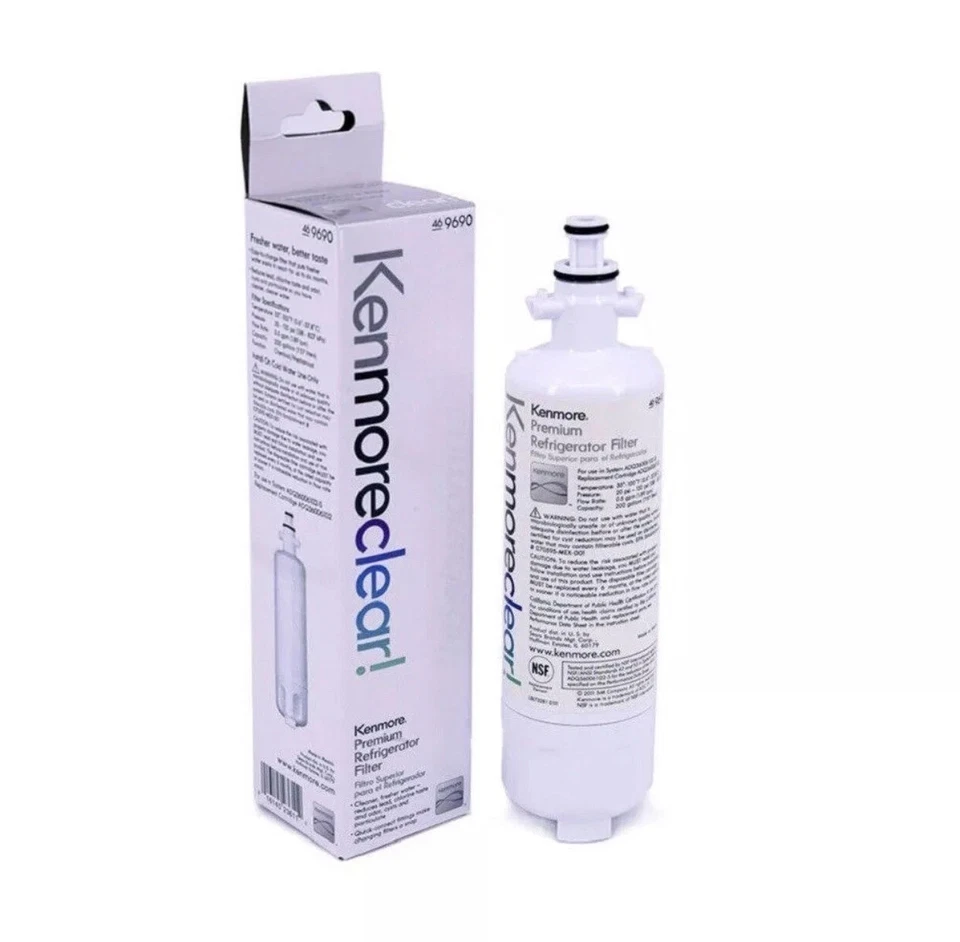 Genuine OEM Kenmore Clear 46-9690 469690 Refrigerator Water Filter ADQ36006102-S - Image 1 of 4
