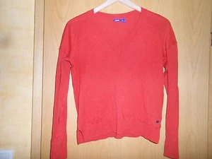 Damen-Fein-Strickpullover von MEXX, orange, Gr.XS, V-Ausschnitt, NEU! - Bild 1 von 2