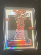 2022-23 Panini Donruss Optic Rated Signatures Dalen Terry #232 Rookie Auto RC