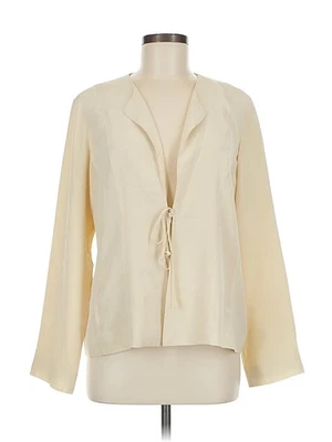 Blazer de mujer Eileen Fisher marfil seda M Foto 1 de 4
