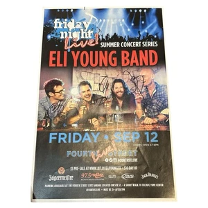 Eli Young Band Signed Autograph 11x17” Louisville Concert Country Tour Poster! - Picture 1 of 5