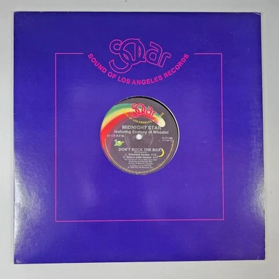 Midnight Star Featuring Ecstacy of Whodini - Don't Rock The Boat 12" Record - Image 1 of 2