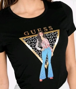 NWT. Guess Eco Camilla Graphic Tee         - Picture 1 of 3