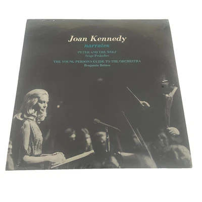 Joan Kennedy narrates Peter and the Wolf Serge Prokofiev Vinyl LP Sealed - Image 1 of 4