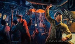 Enemy Above de Gil Cohen - Tripulación de submarinos Segunda Guerra Mundial - Edición limitada - Impresión de arte militar - Imagen 1 de 1