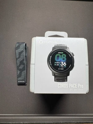 Coros Pace Pro GPS Sport Watch Black + Nylon Band (Used) - Image 1 of 4