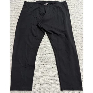 NWT J. Jill Cropped Leggings Stretch Womens Medium Black 04-6512 701302 124994 - Picture 1 of 8