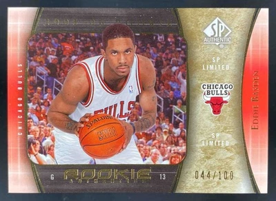 Eddie Basden 2005-06 SP Authentic Limited RC /100 #137 Bulls - Image 1 of 4