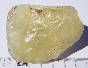 Impacto de meteorito tectita vidrio desierto libio 367 quilates / 73,4 gramos con certificado de autenticidad - Imagen 1 de 2