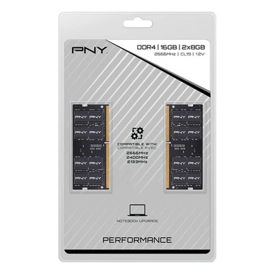 PNY: Performance DDR4 2666MHz Notebook Memory - For Notebook - 16 GB (2 x 8GB) - Image 1 of 2
