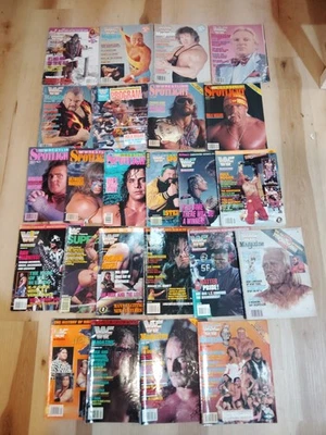 WWF World Wrestling Federation винтажный журнал 1990-х лот из 24 - Изображение 1 из 4