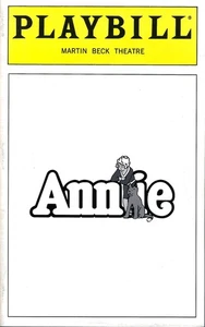 Annie Playbill, Nell Carter, Conrad John Schuck, Brittny Kissinger, OBC NYC 1997 - Imagen 1 de 3